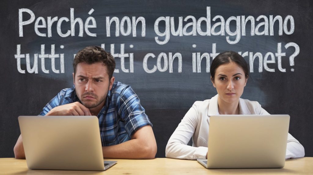 perché non guadagnano tutti online?