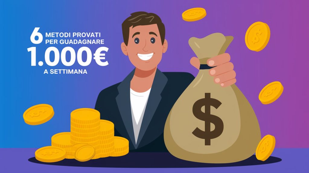 Guadagnare 1000 euro a settimana